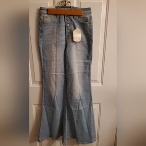 Altar'd State Light Blue Flare Jeans